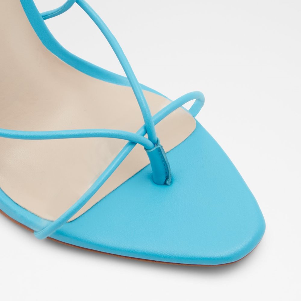 Sandales Aldo Glaosa Lanières Talons Sandal - Stiletto Bleu | ISYCXN-035