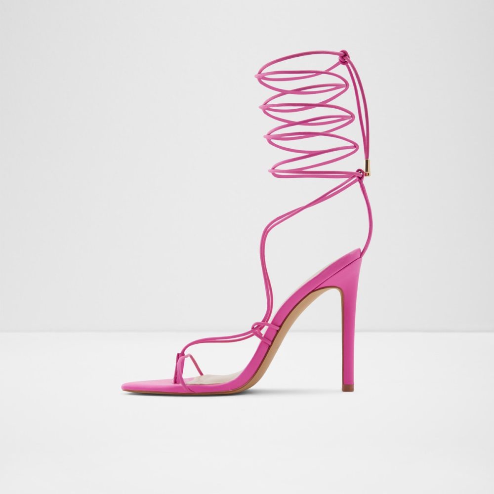 Sandales Aldo Glaosa Lanières Talons Sandal - Stiletto Rose | OIVFET-953