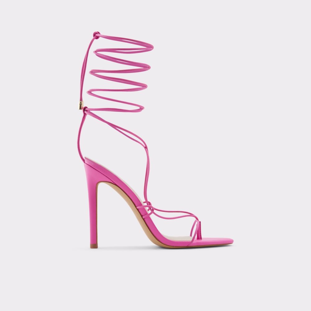 Sandales Aldo Glaosa Lanières Talons Sandal - Stiletto Rose | OIVFET-953