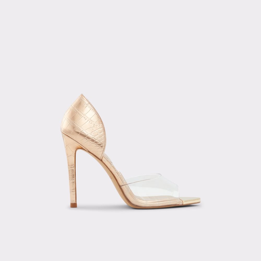 Sandales Aldo Gwendassi High Sandal - Stiletto Rose Doré | FANUJE-064