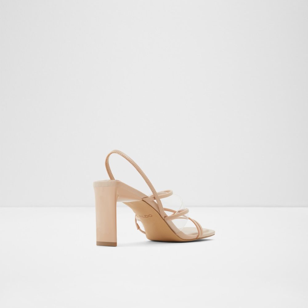 Sandales Aldo Jennifer Lanières Talons Sandal - Cup Sole Beige | DTUALJ-689