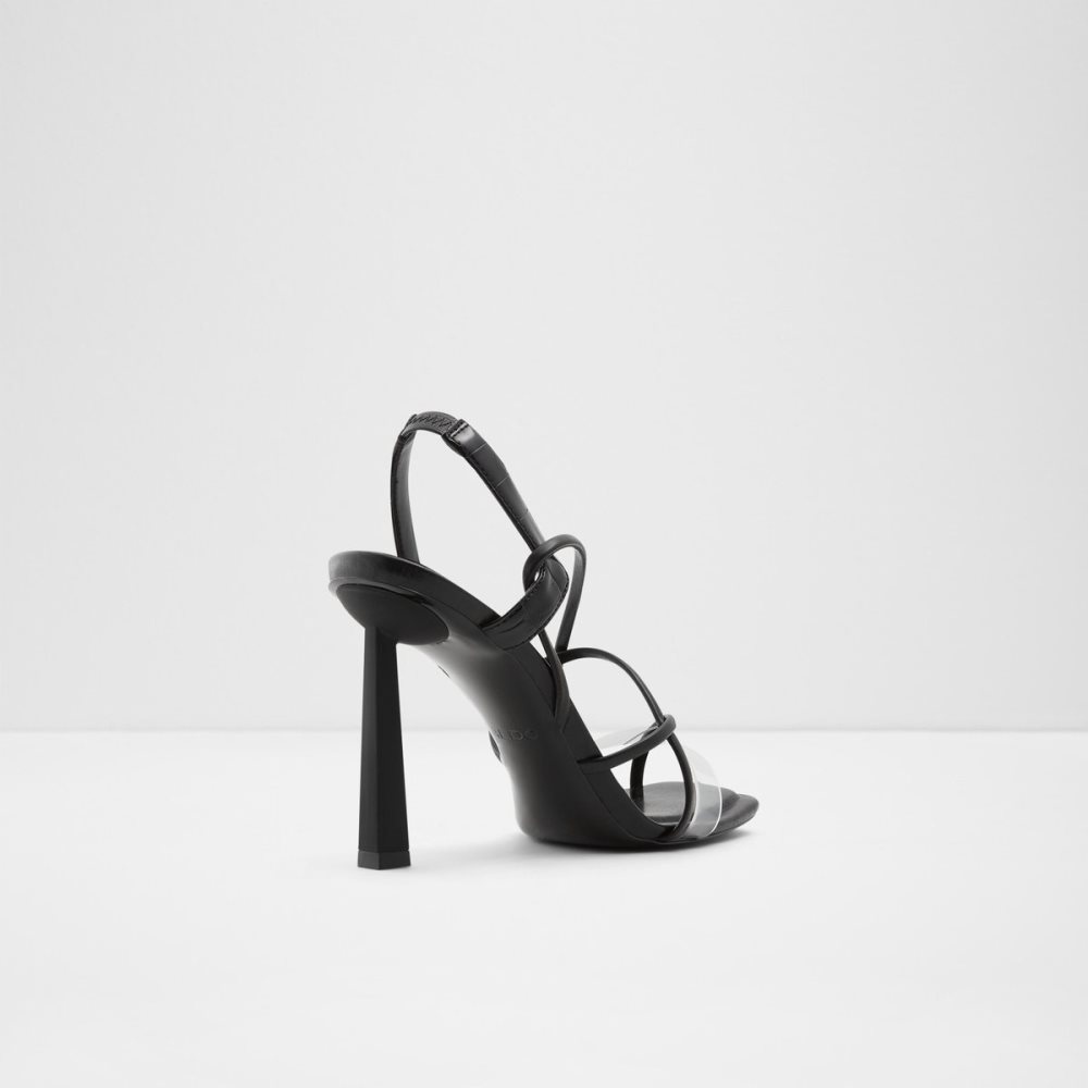 Sandales Aldo Juliet Lanières Sandal Noir | MGZUAS-347