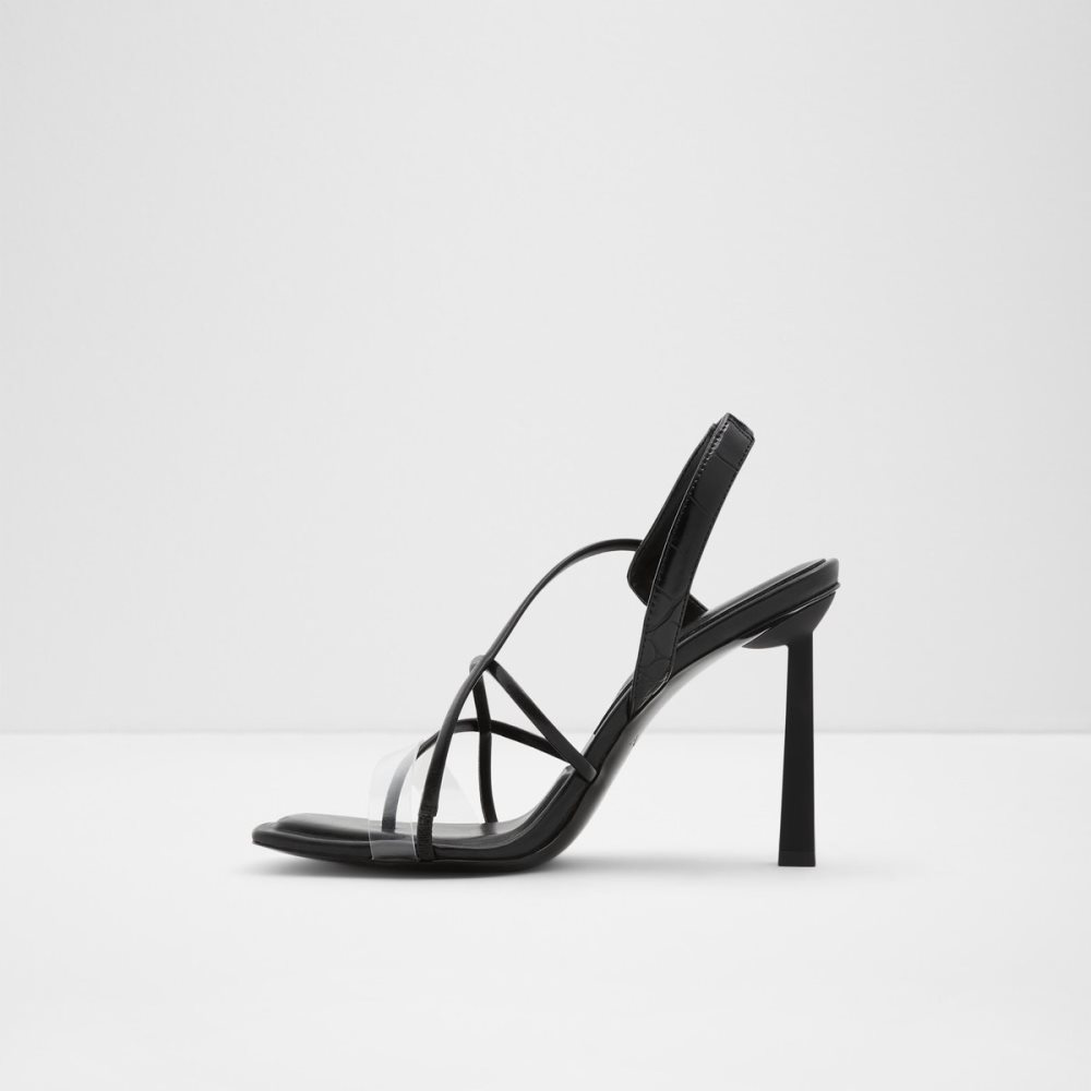 Sandales Aldo Juliet Lanières Sandal Noir | MGZUAS-347