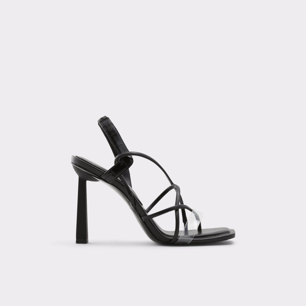 Sandales Aldo Juliet Lanières Sandal Noir | MGZUAS-347