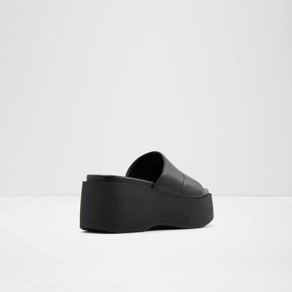 Sandales Aldo Libby Wedge Sandal - Wedge Noir | JQANZI-914