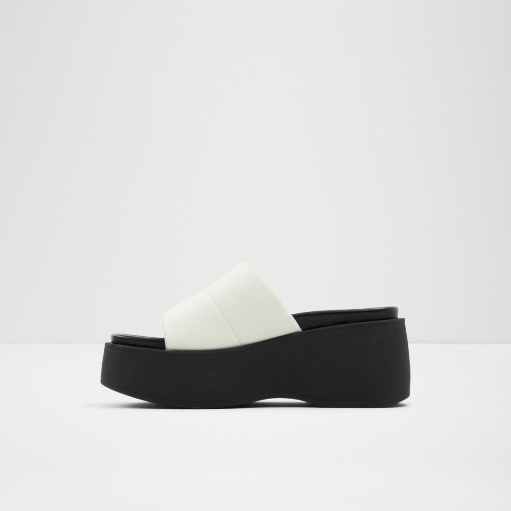 Sandales Aldo Libby Wedge Sandal - Wedge Blanche | RWLBVE-093