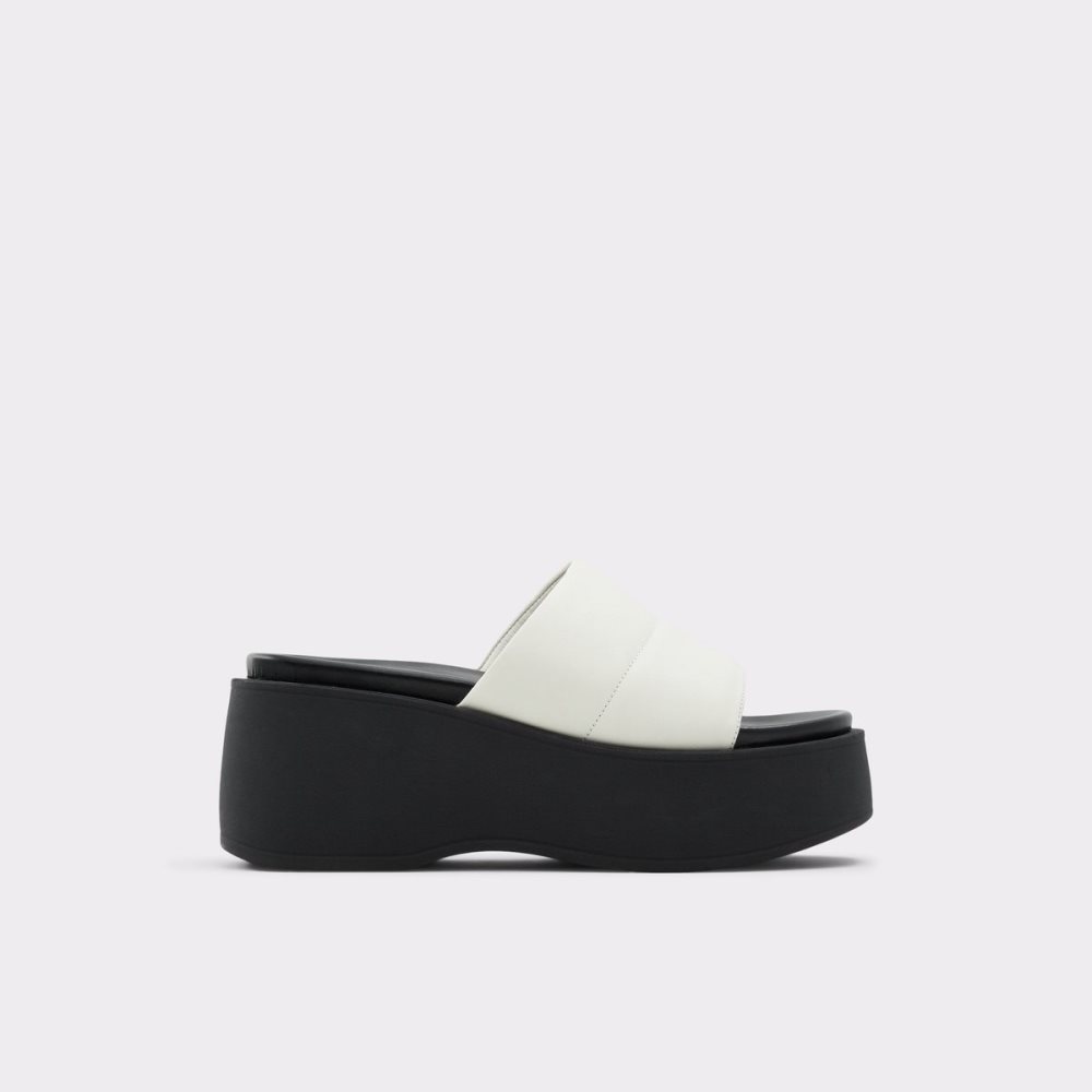 Sandales Aldo Libby Wedge Sandal - Wedge Blanche | RWLBVE-093