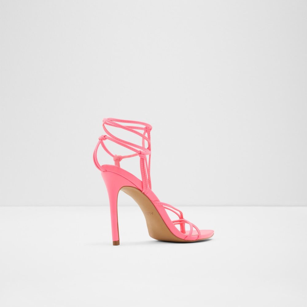 Sandales Aldo Lona Lanières Talons Sandal - Stiletto Rose Clair | CQBFJG-406