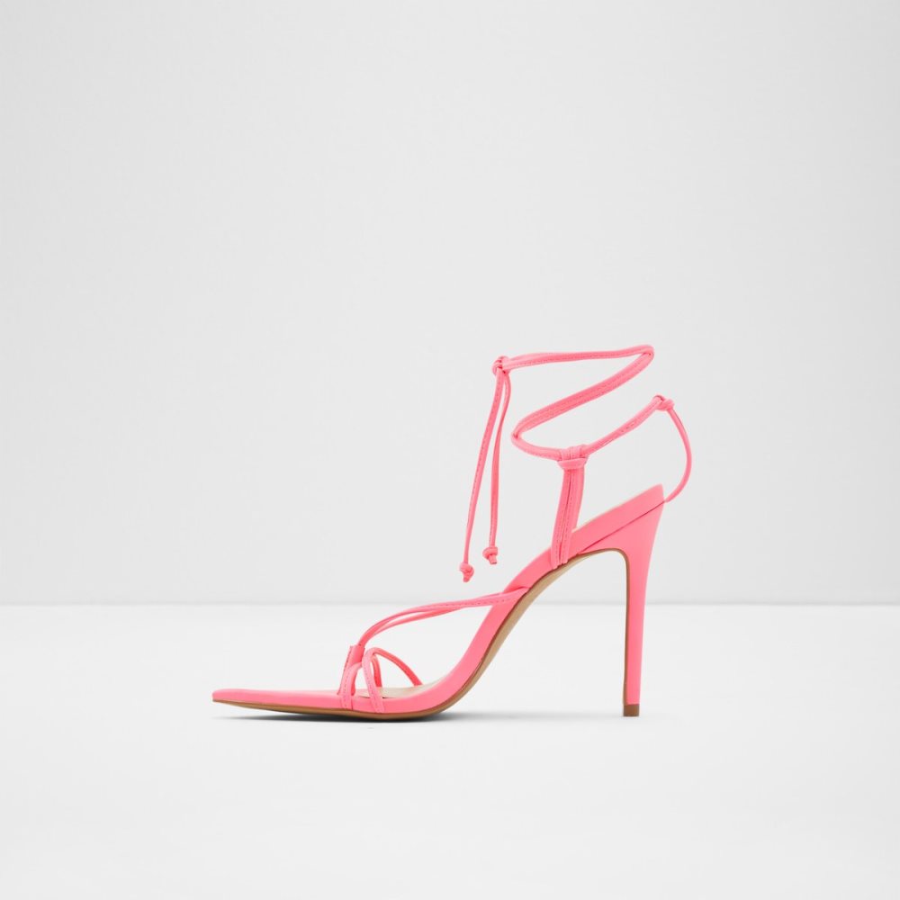 Sandales Aldo Lona Lanières Talons Sandal - Stiletto Rose Clair | CQBFJG-406