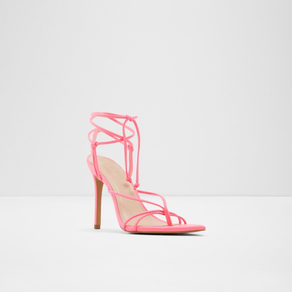 Sandales Aldo Lona Lanières Talons Sandal - Stiletto Rose Clair | CQBFJG-406