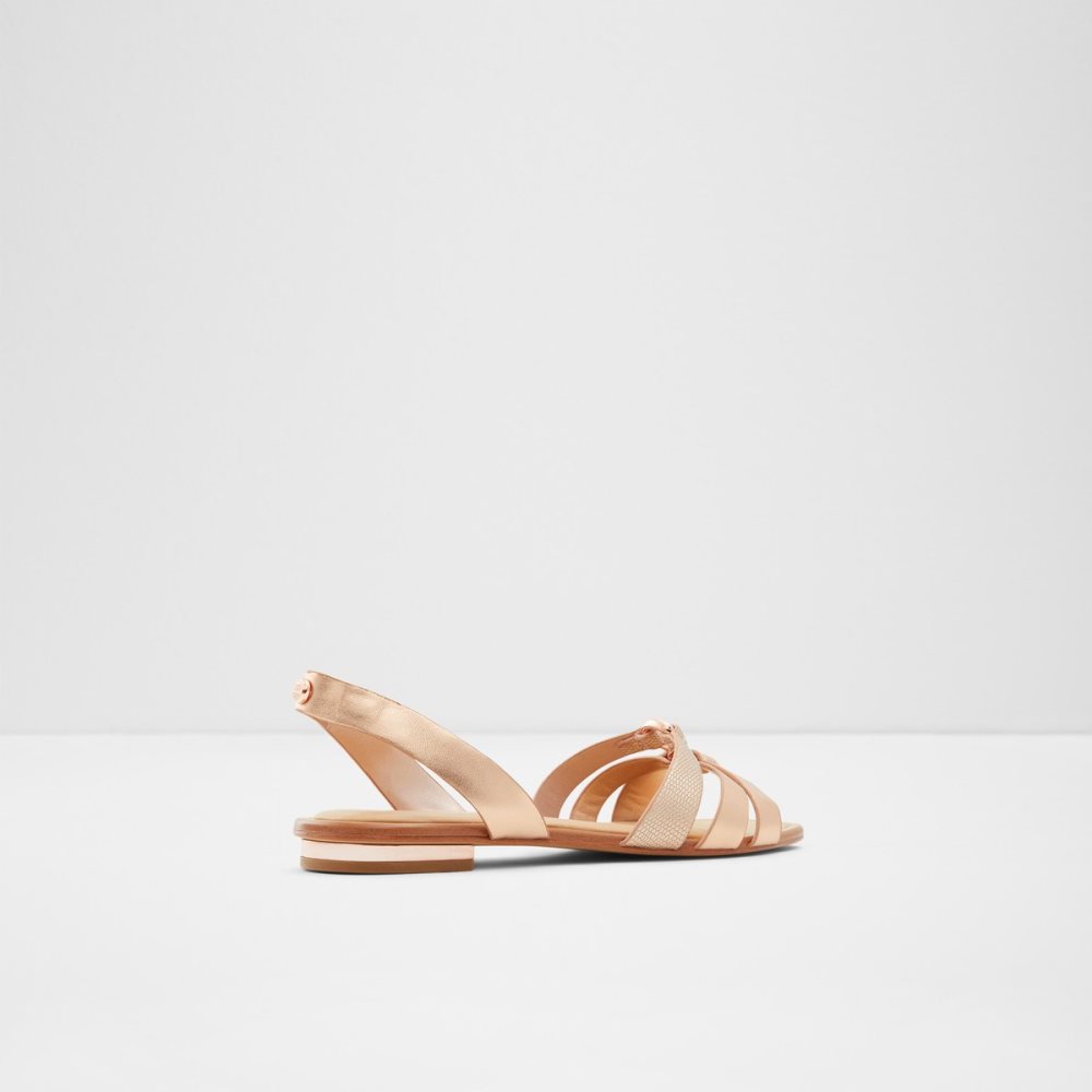 Sandales Aldo Marassi Brides Back Sandal Rose Doré | BUITEJ-271