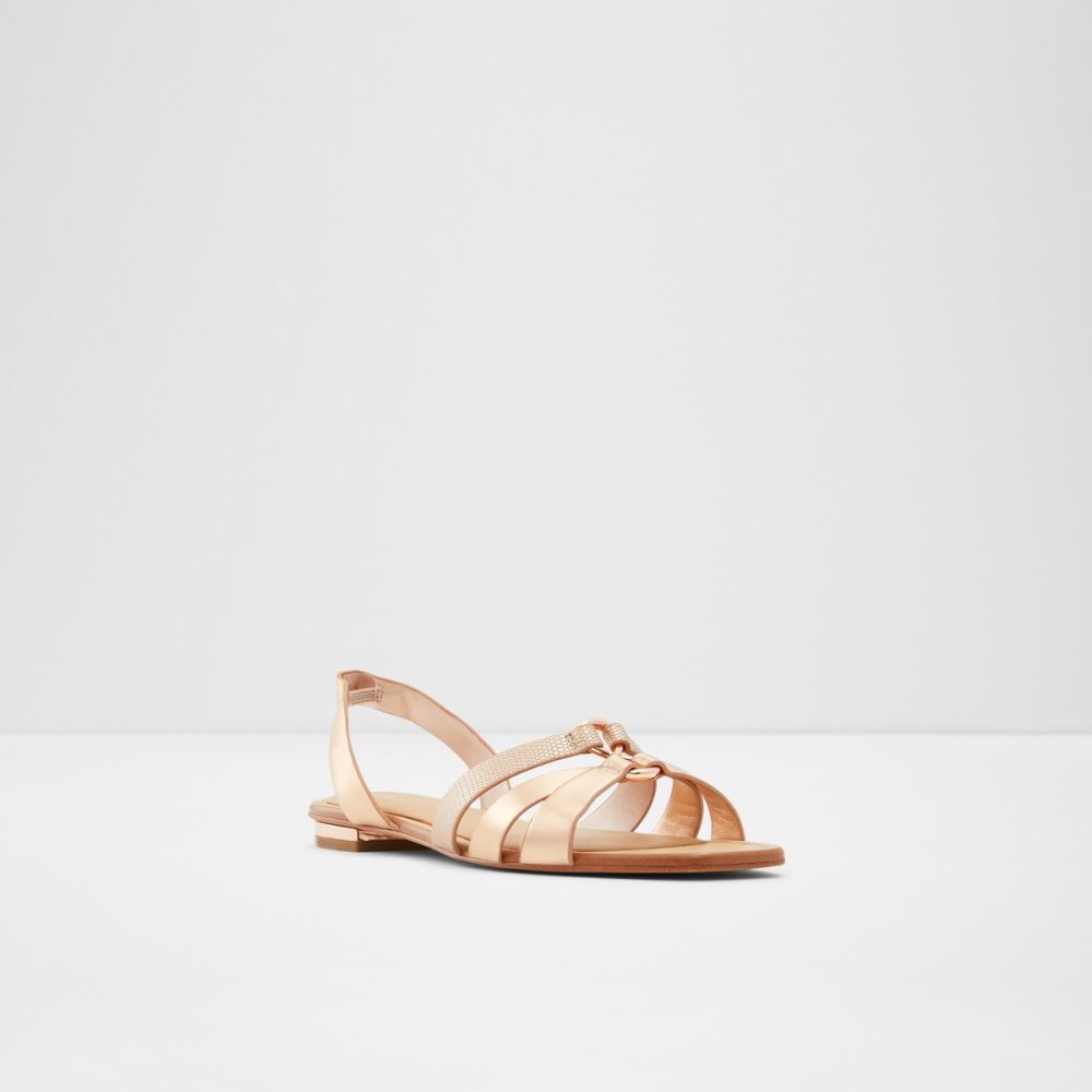 Sandales Aldo Marassi Brides Back Sandal Rose Doré | BUITEJ-271