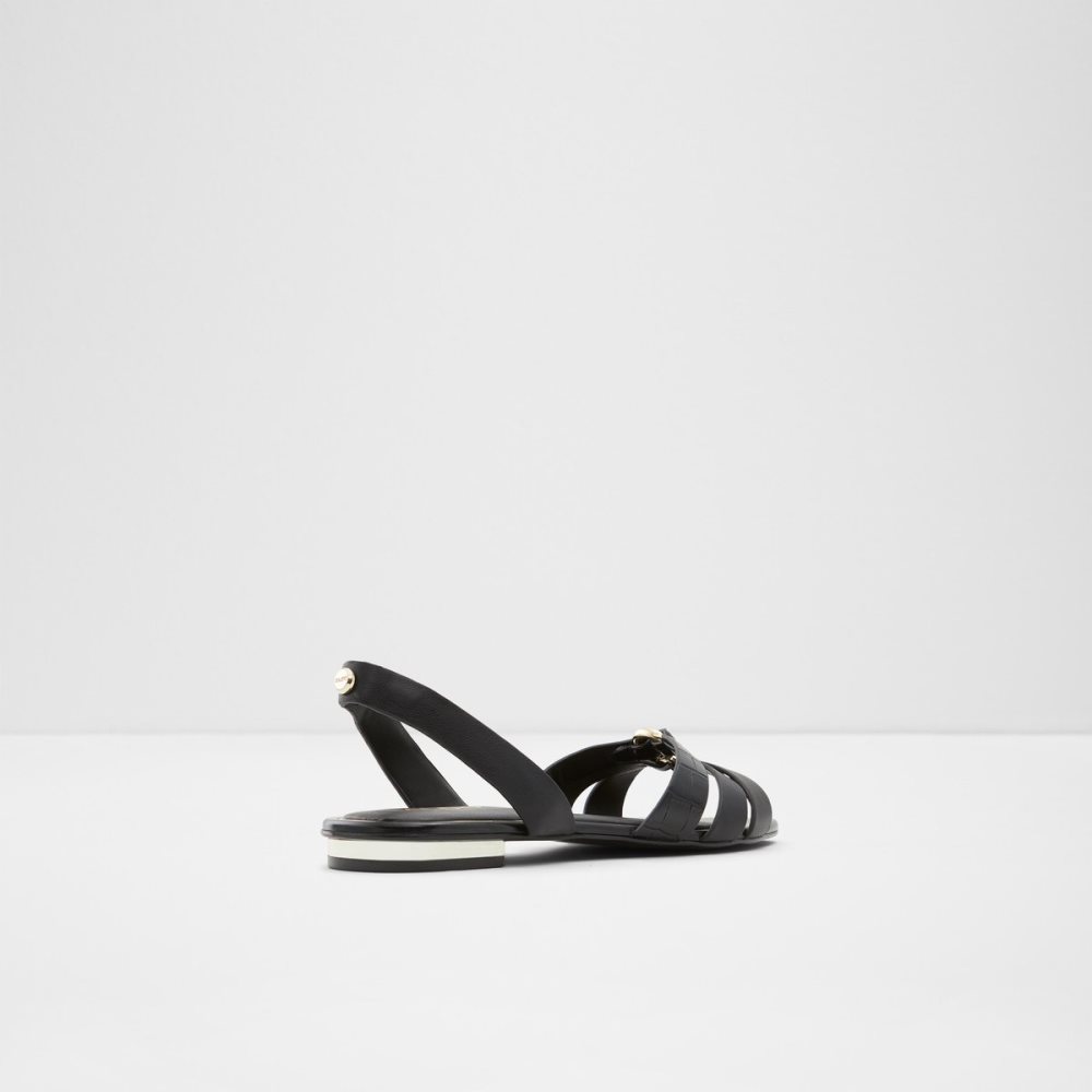 Sandales Aldo Marassi Brides Back Sandal Noir | ETYCDW-206