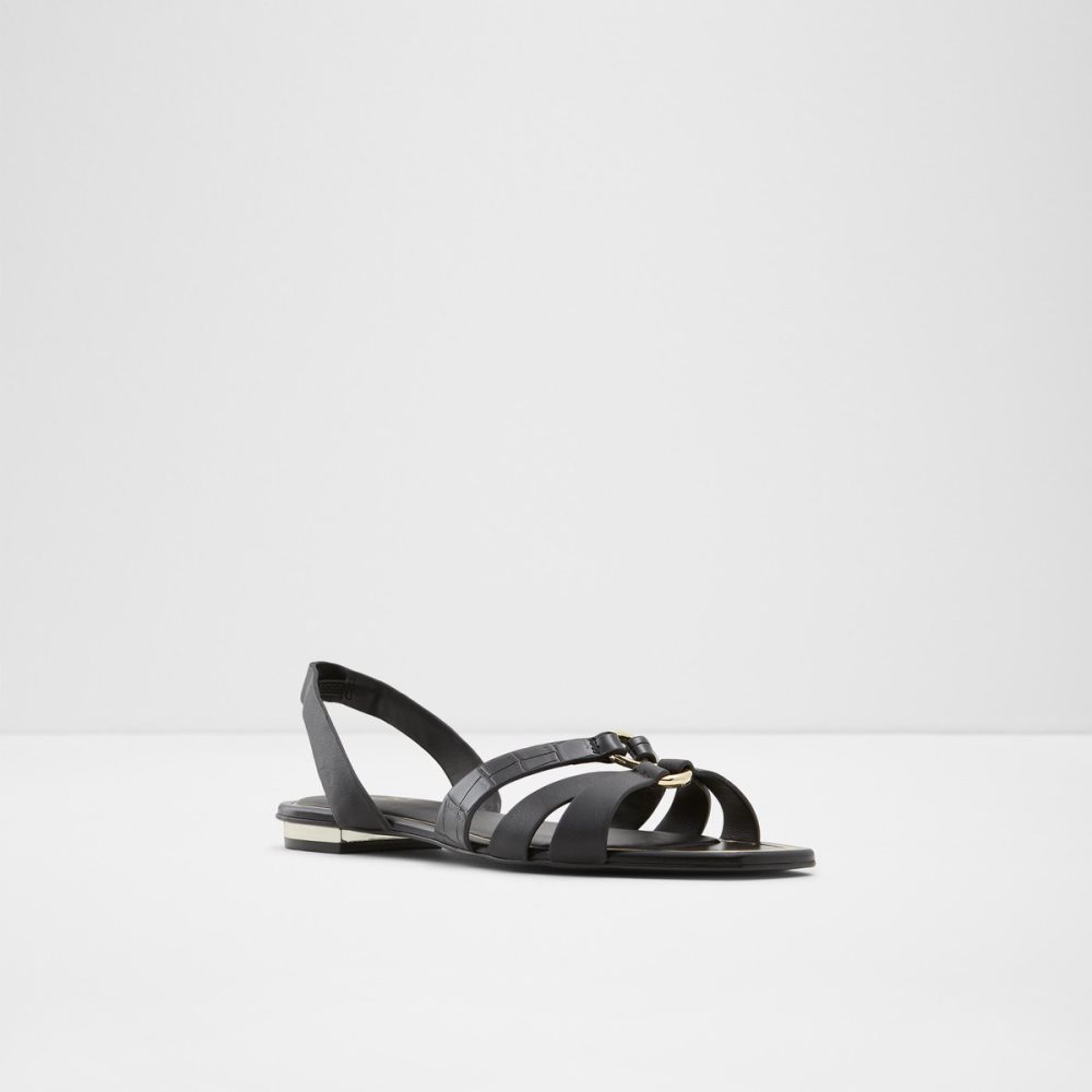 Sandales Aldo Marassi Brides Back Sandal Noir | ETYCDW-206