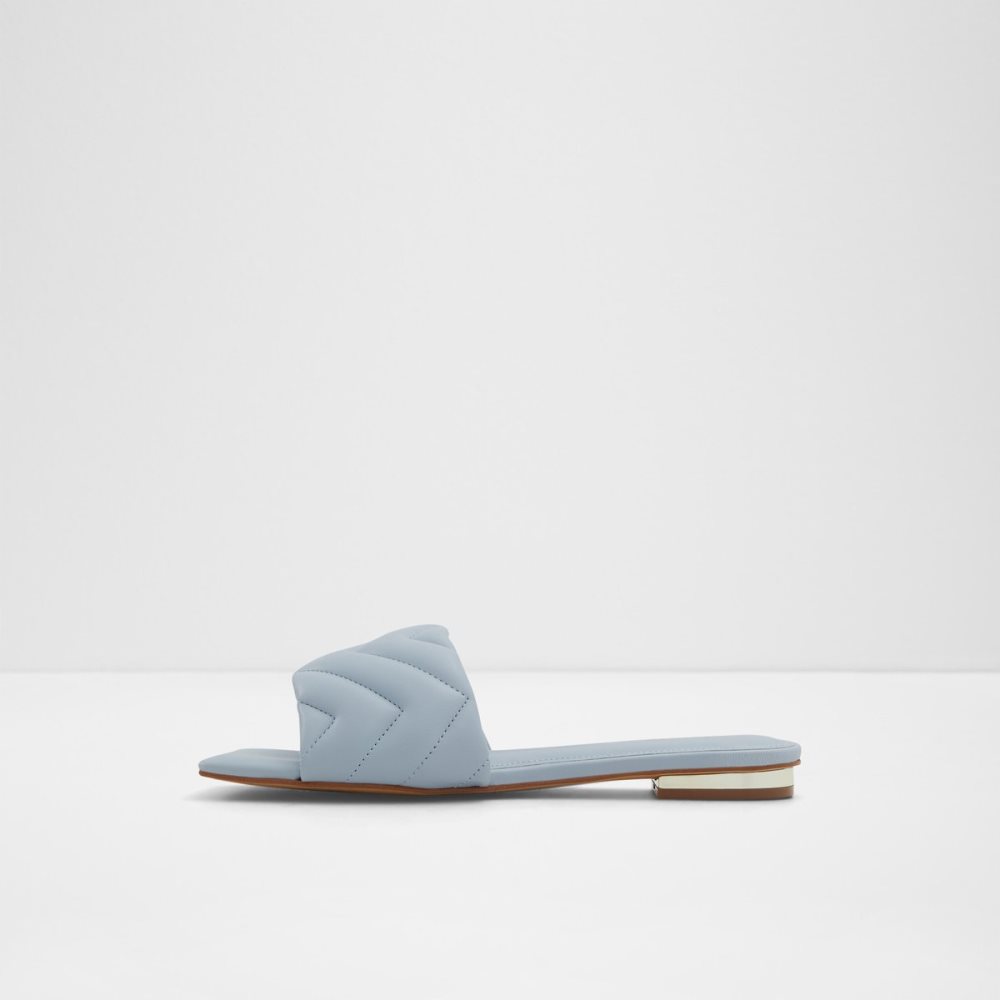 Sandales Aldo Moniq Claquette Sandal Bleu Clair | KUYEHW-259