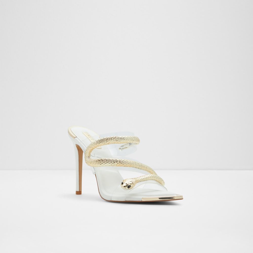 Sandales Aldo Najash Lanières Talons Sandal - Stiletto Blanche | AGWUOT-813