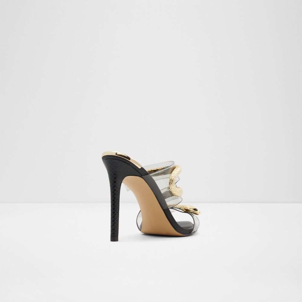 Sandales Aldo Najash Lanières Talons Sandal - Stiletto Noir | SPGBEV-192