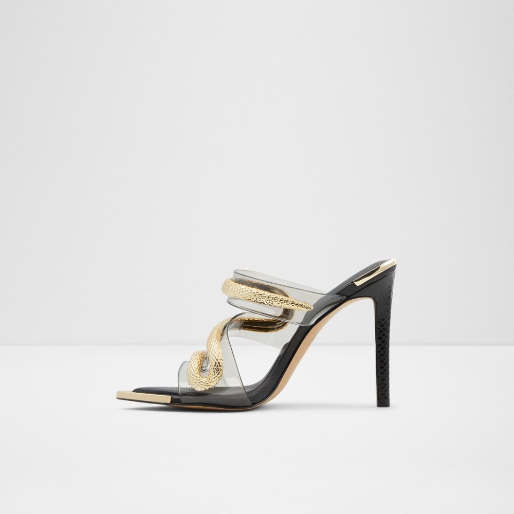 Sandales Aldo Najash Lanières Talons Sandal - Stiletto Noir | SPGBEV-192