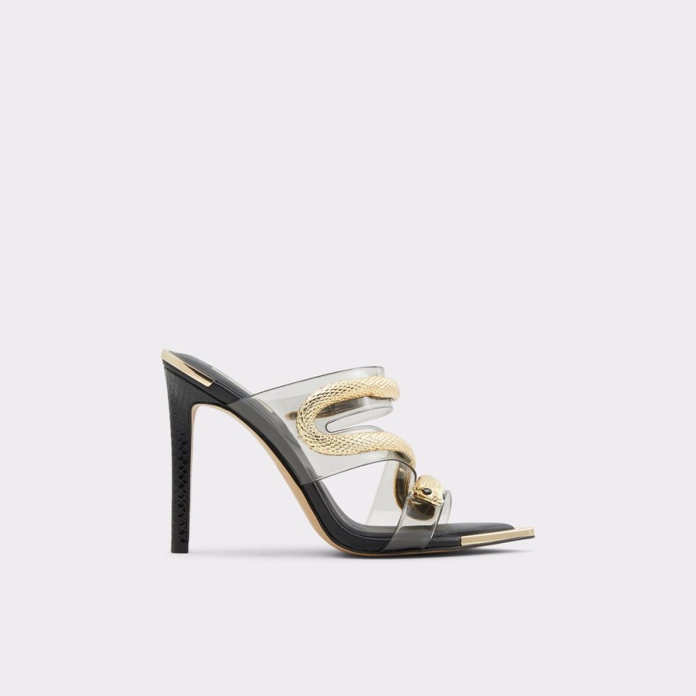 Sandales Aldo Najash Lanières Talons Sandal - Stiletto Noir | SPGBEV-192