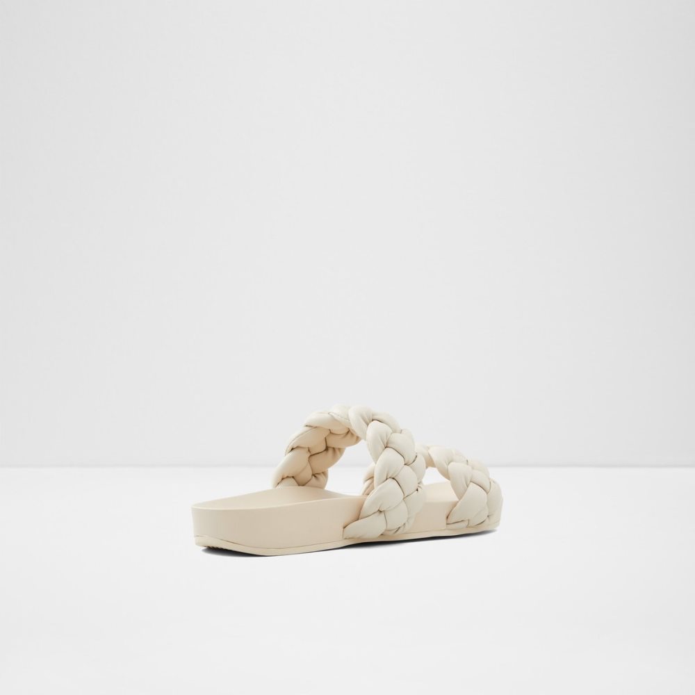 Sandales Aldo Oaka Claquette Sandal Blanche | TCIKLS-842