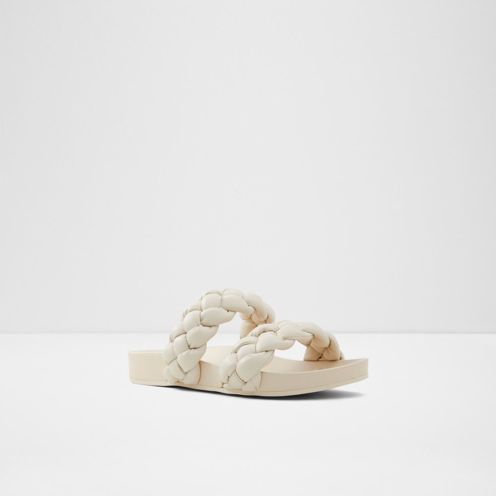 Sandales Aldo Oaka Claquette Sandal Blanche | TCIKLS-842