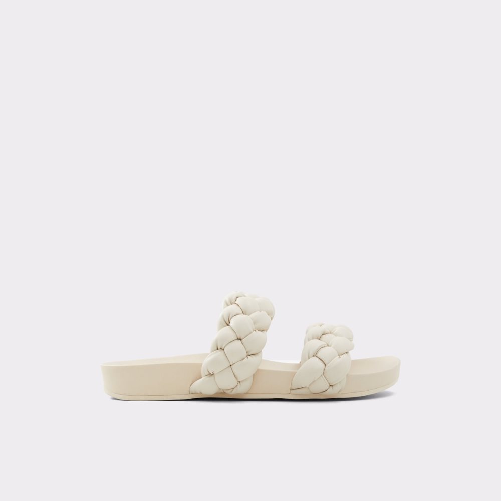 Sandales Aldo Oaka Claquette Sandal Blanche | TCIKLS-842