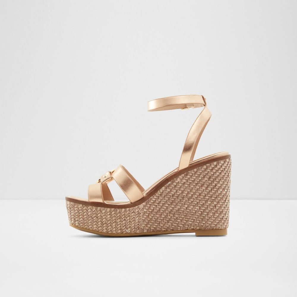 Sandales Aldo Onan Wedge Sandal - Wedge Rose | AGKFRC-950