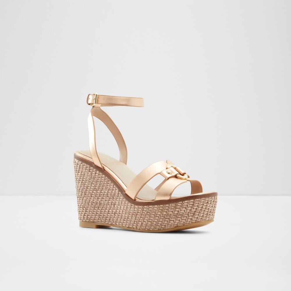 Sandales Aldo Onan Wedge Sandal - Wedge Rose | AGKFRC-950