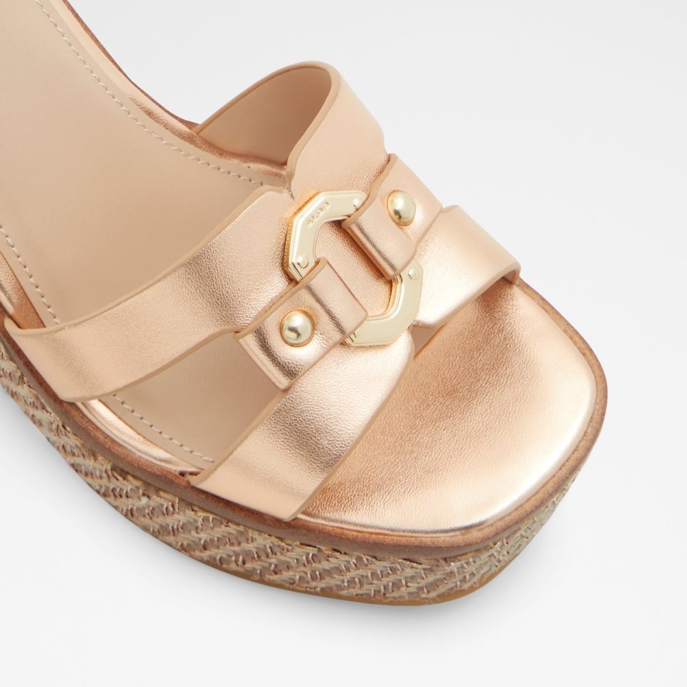 Sandales Aldo Onan Wedge Sandal - Wedge Rose | AGKFRC-950