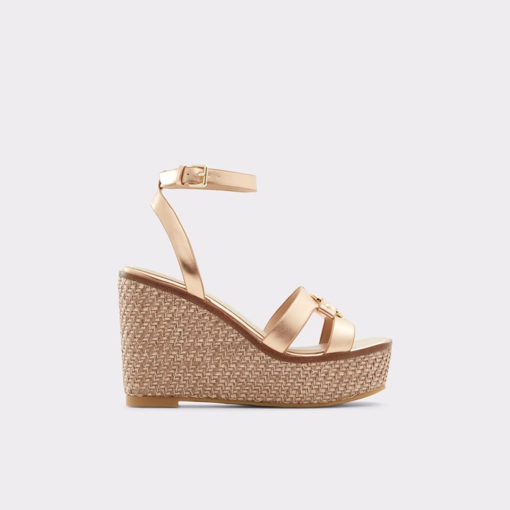 Sandales Aldo Onan Wedge Sandal - Wedge Rose | AGKFRC-950