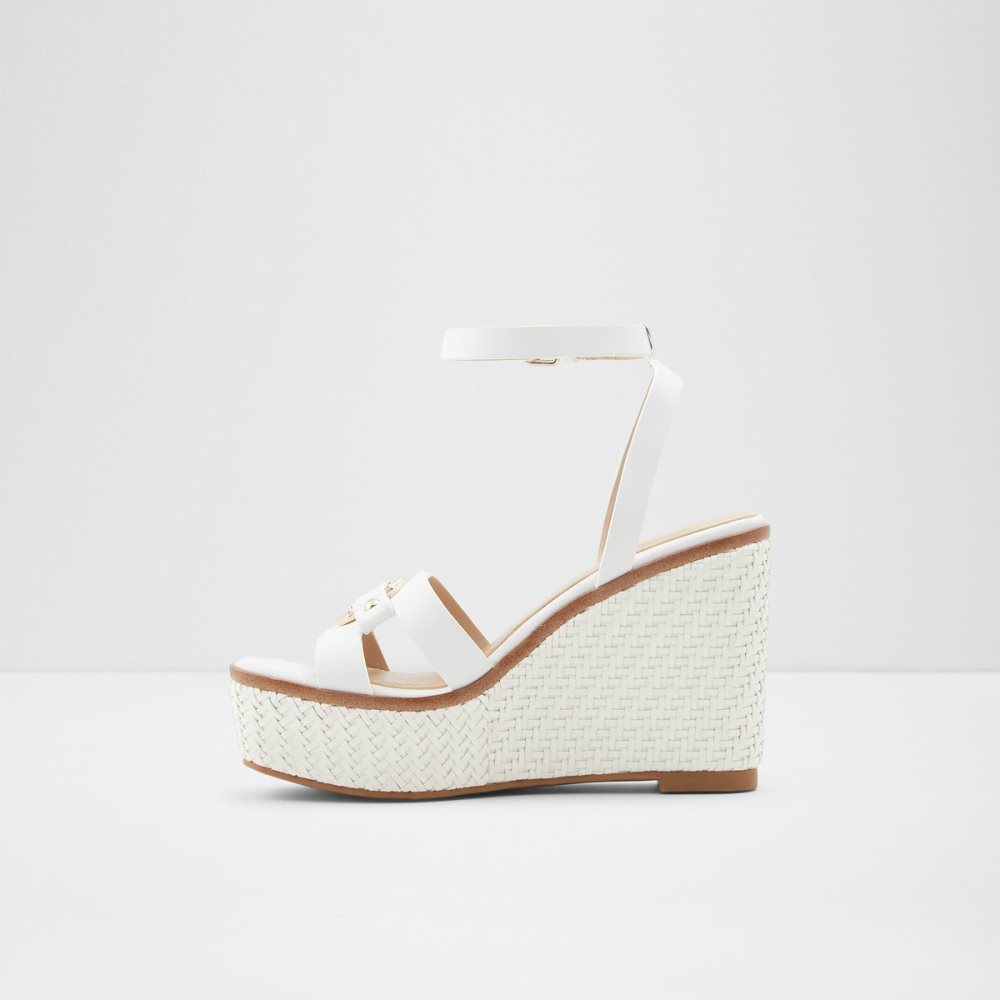 Sandales Aldo Onan Wedge Sandal - Wedge Blanche | KYHFGU-751