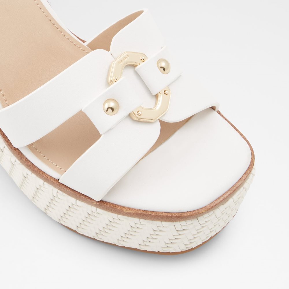 Sandales Aldo Onan Wedge Sandal - Wedge Blanche | KYHFGU-751