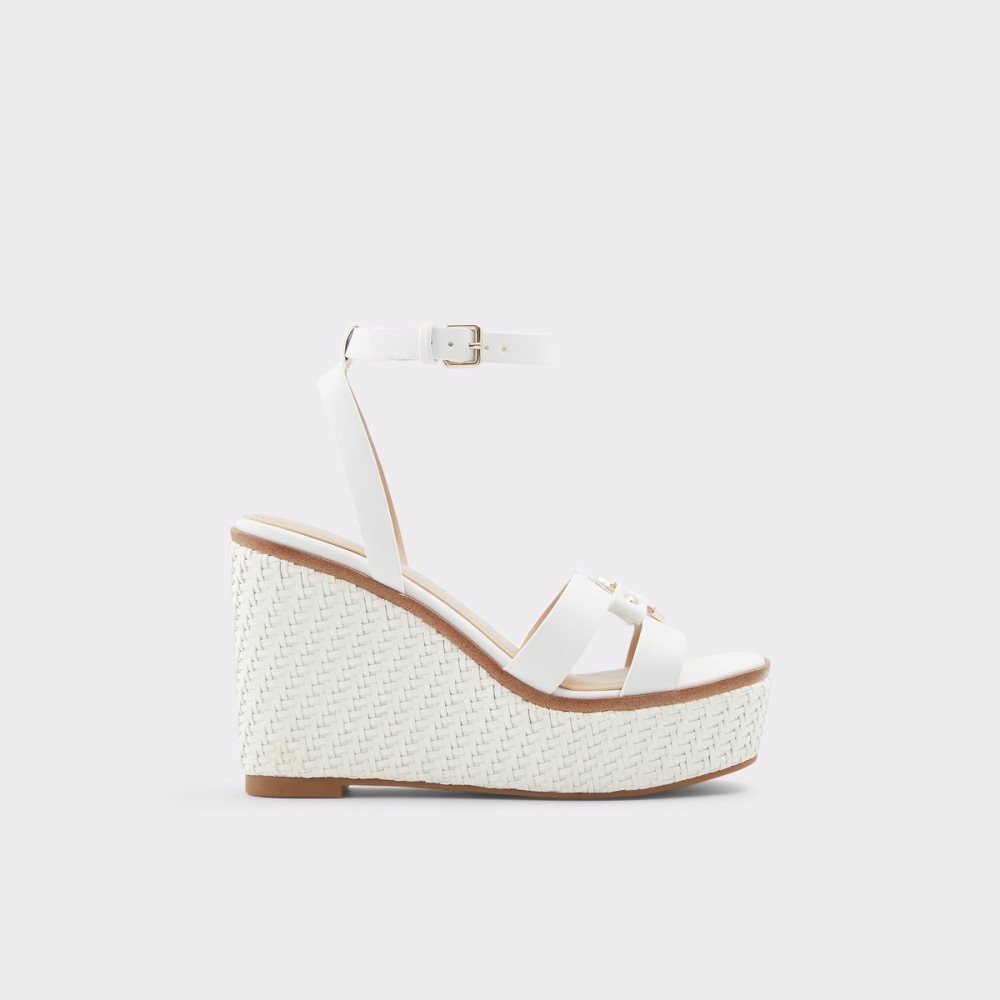 Sandales Aldo Onan Wedge Sandal - Wedge Blanche | KYHFGU-751