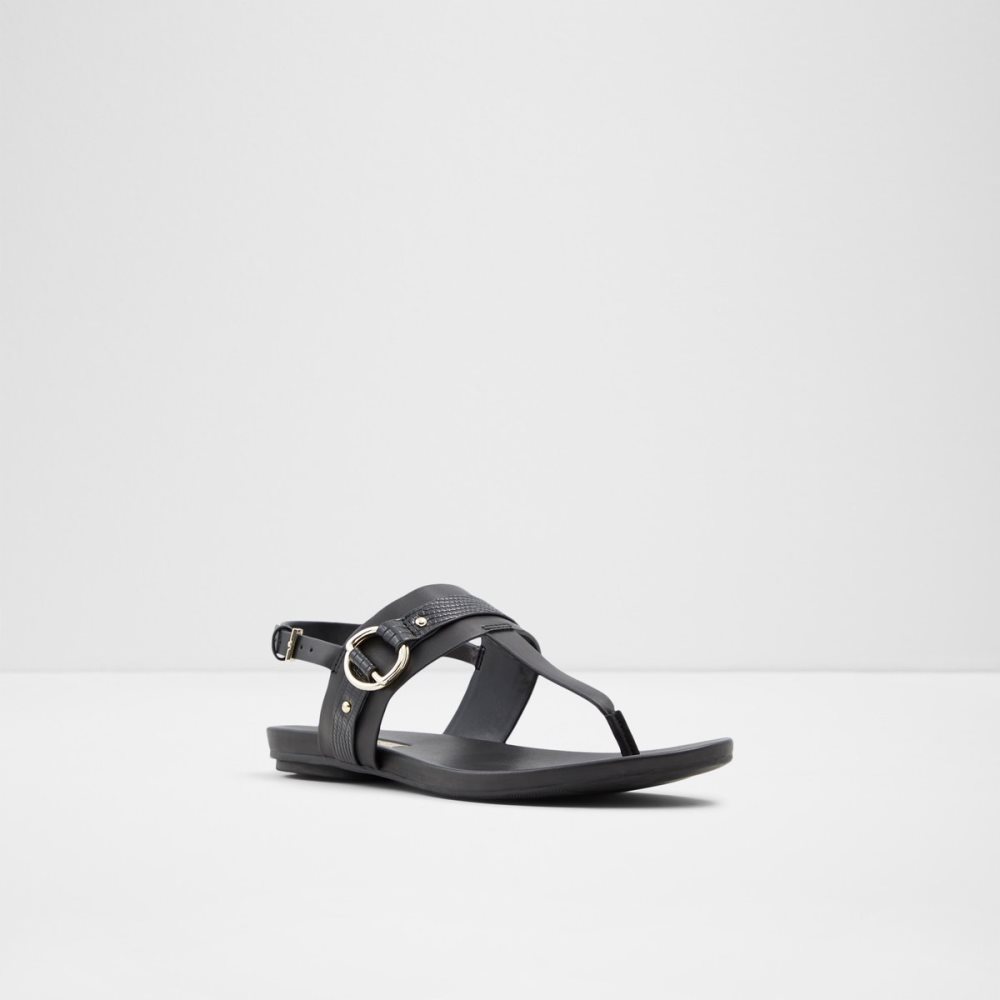 Sandales Aldo Pandra Lanières Sandal Noir | BEXWKP-896