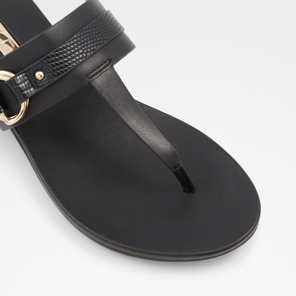 Sandales Aldo Pandra Lanières Sandal Noir | BEXWKP-896