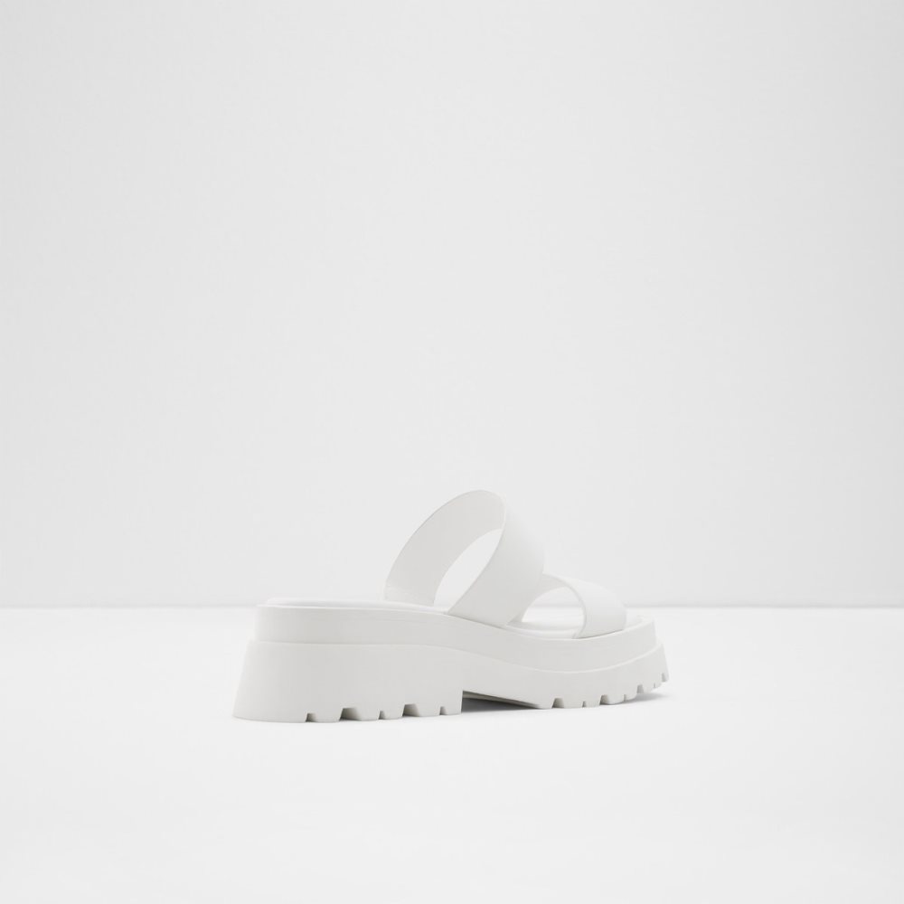 Sandales Aldo Phelix Claquette Sandal - Lug Sole Blanche | TDLSEP-763