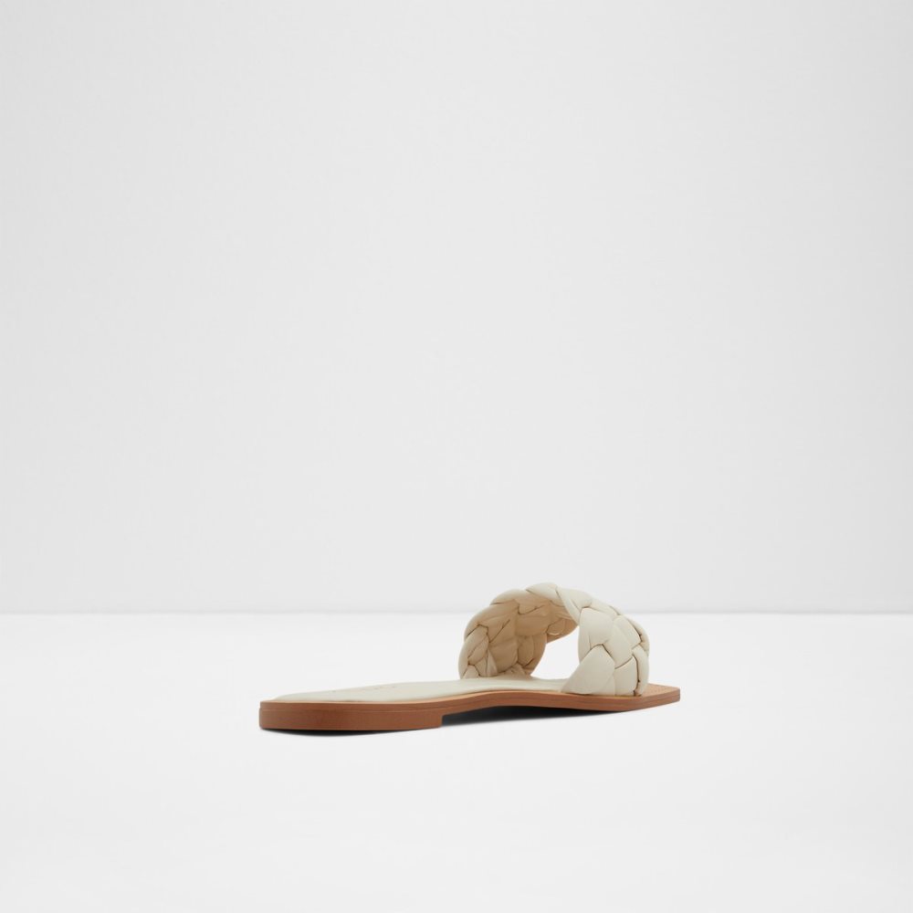 Sandales Aldo Poets Claquette Sandal Blanche | JQZVEM-810