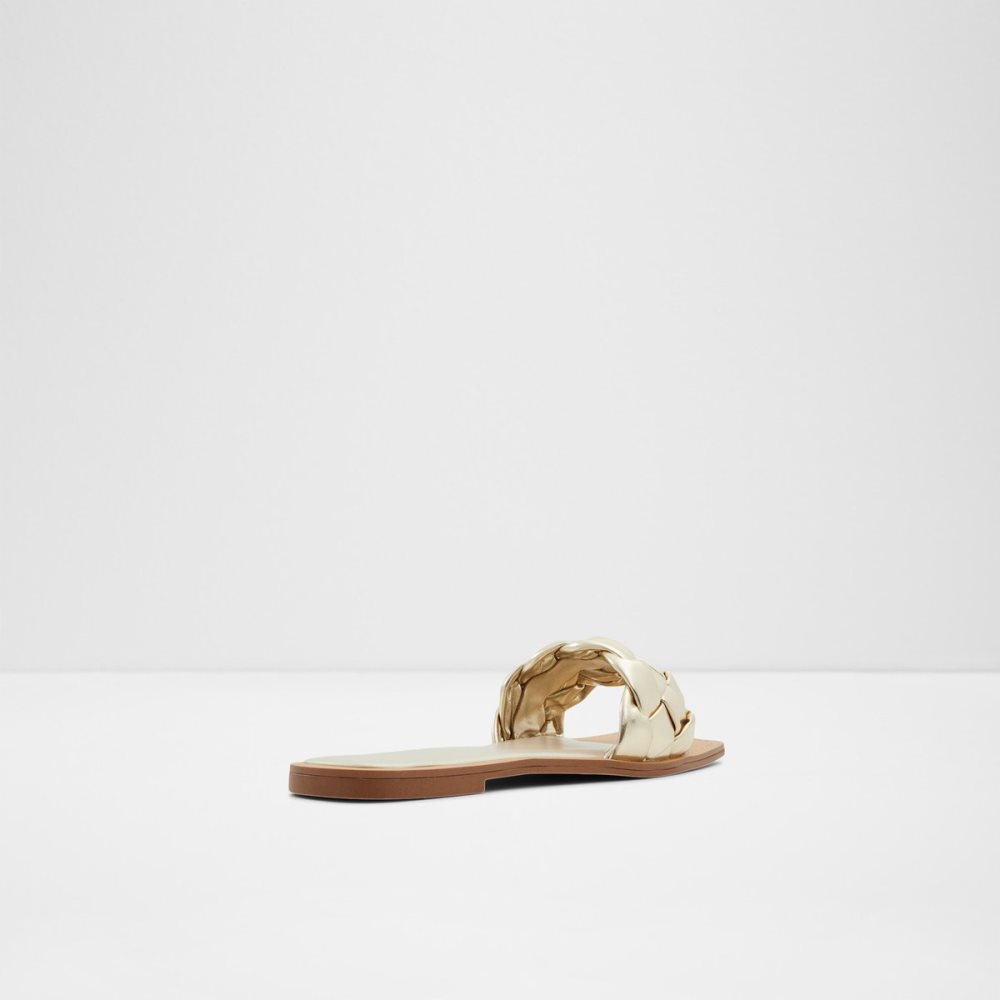 Sandales Aldo Poets Claquette Sandal Doré | SRMIUF-187