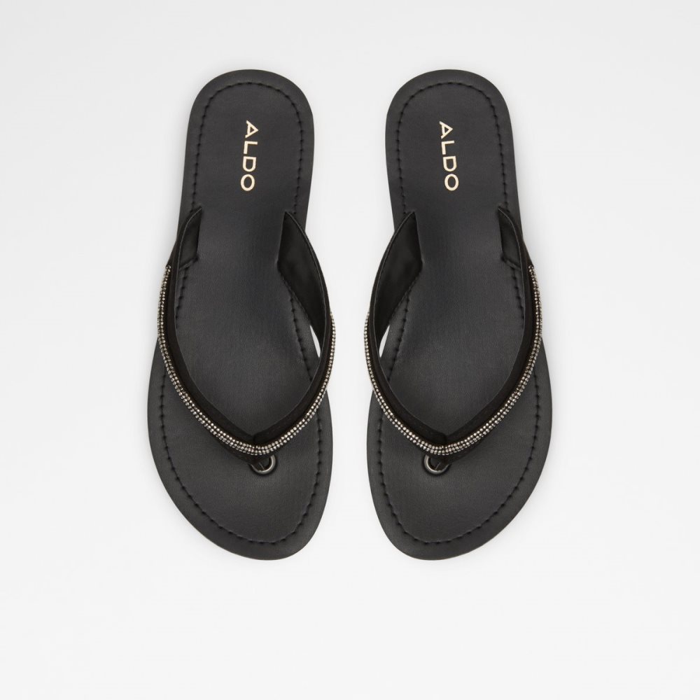 Sandales Aldo Polo Flip Flops Noir | VOJZNF-718