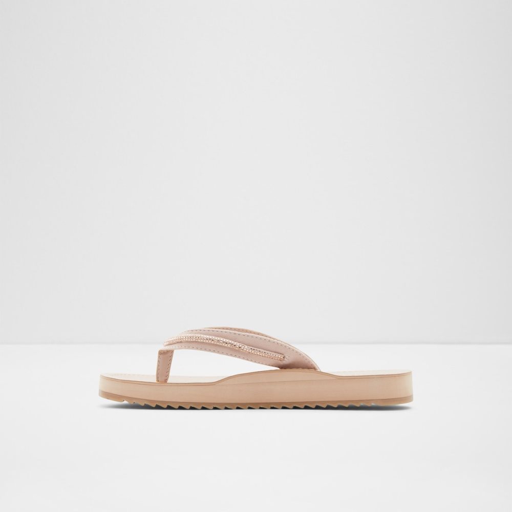 Sandales Aldo Polo Flip Flops Rose Doré | IXGPWS-460