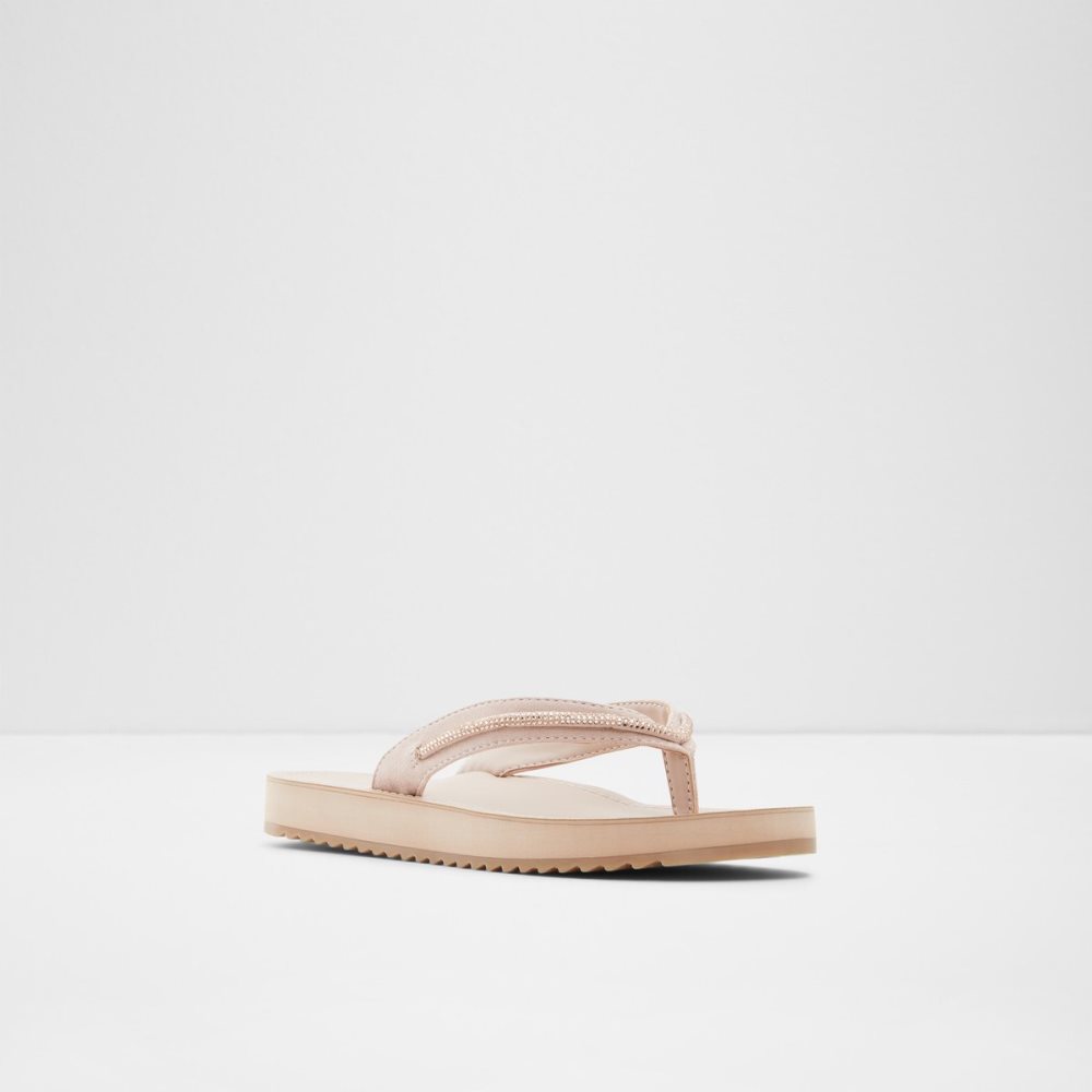 Sandales Aldo Polo Flip Flops Rose Doré | IXGPWS-460