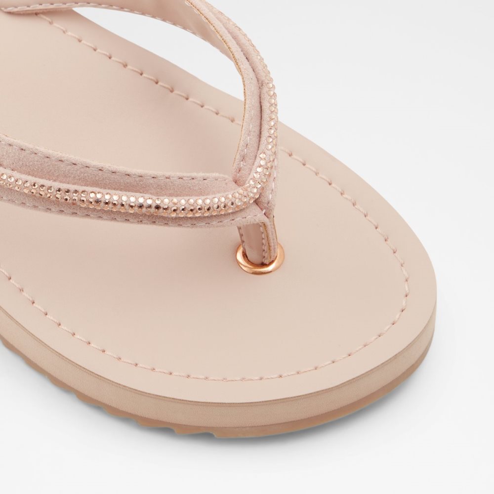 Sandales Aldo Polo Flip Flops Rose Doré | IXGPWS-460