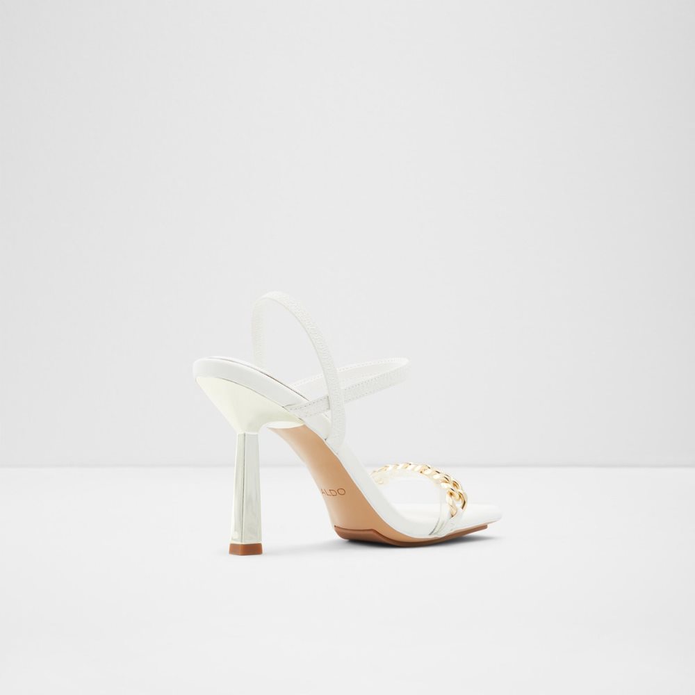 Sandales Aldo Riccheza Lanières High Sandal - Stiletto Blanche | DYFKCT-947