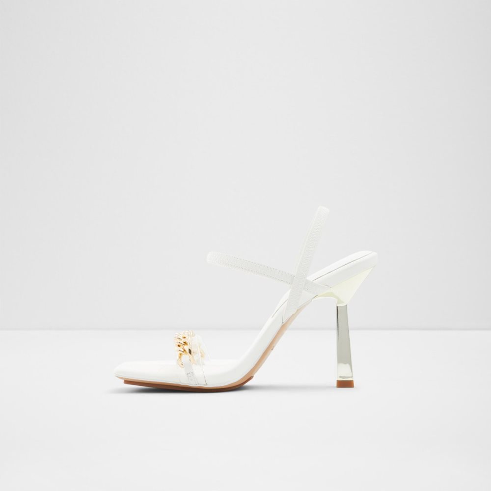 Sandales Aldo Riccheza Lanières High Sandal - Stiletto Blanche | DYFKCT-947