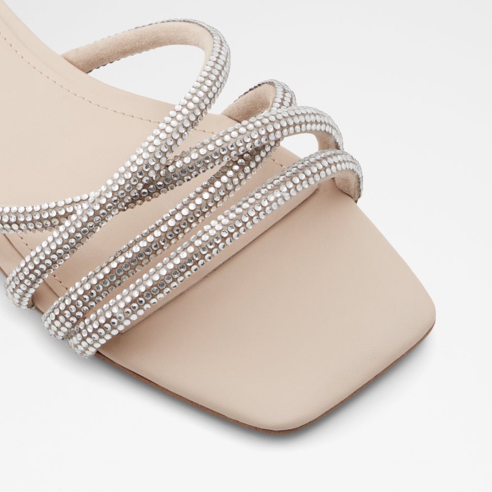 Sandales Aldo Rossie Claquette Sandal Beige Clair | DUXCMO-809