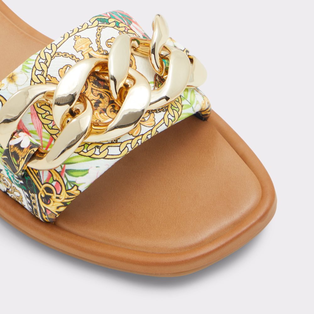 Sandales Aldo Sydling Claquette Sandal Multicolore Clair | YADLNF-780