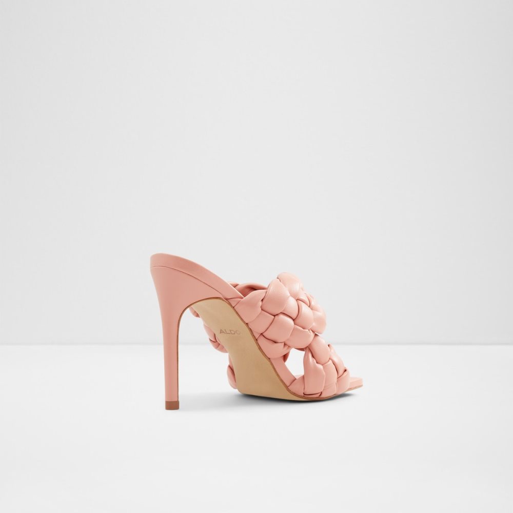 Sandales Aldo Tressu High Sandal - Stiletto Orange Clair | QHJPKX-684