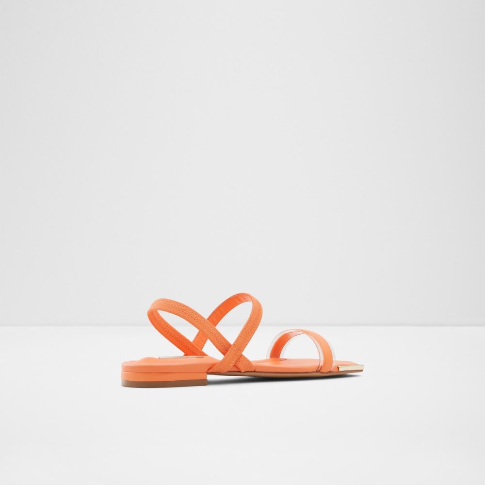 Sandales Aldo Wiciratha Lanières Plates Sandal Orange Clair | YFRUXS-359