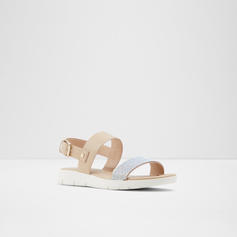 Sandales Aldo Woema Plates Sandal Blanche Beige | DLNTXC-249