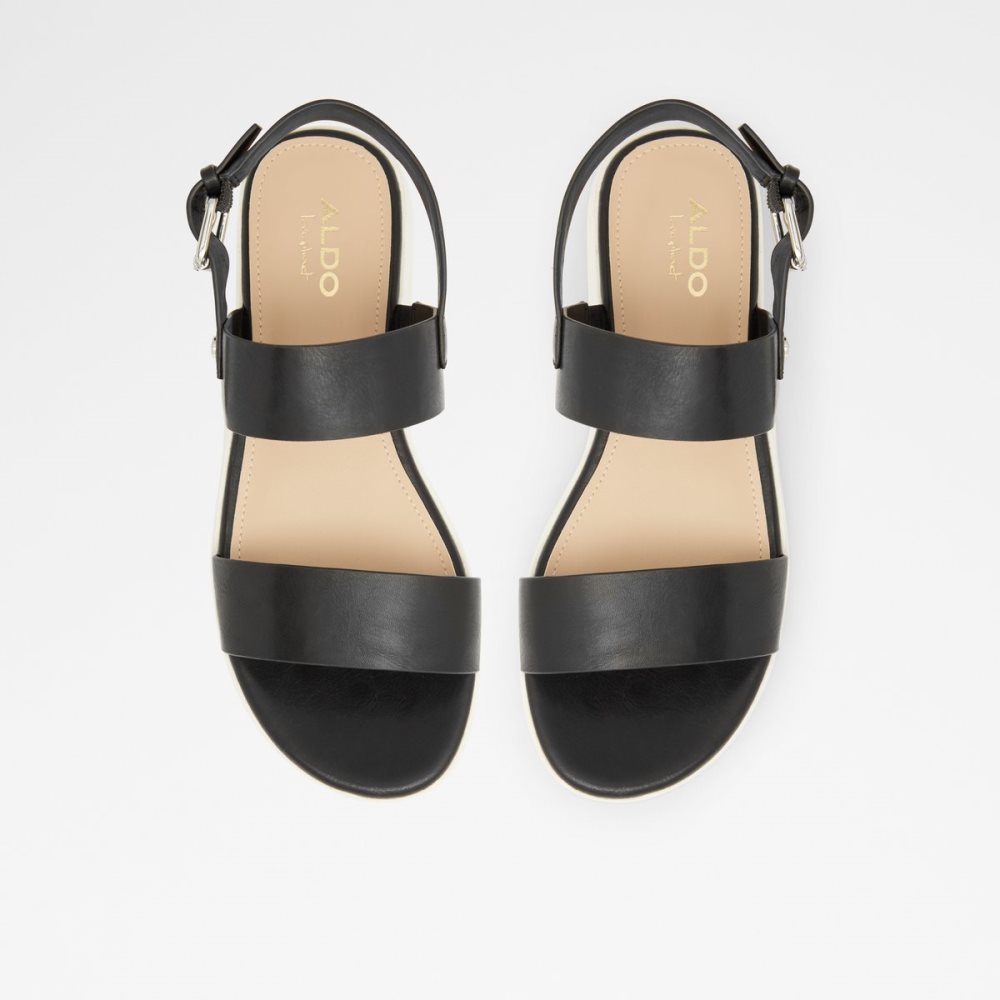 Sandales Aldo Woema Plates Sandal Noir | RNZLOF-026